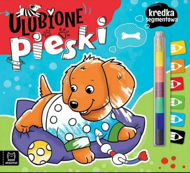 Książeczka Ulubione pieski. Kredka segmentowa