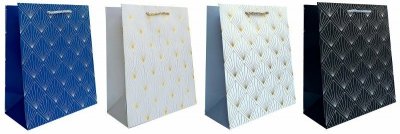 Torebka ozdobna prezentowa JP UN656C 26x32x10cm mix cena za 1 szt