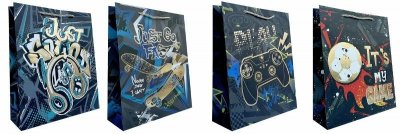 Torebka ozdobna prezentowa JP3021B 26x32x10cm mix cena za 1 szt