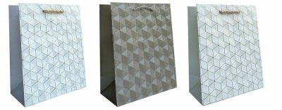 Torebka ozdobna prezentowa JP RC323C 18x23x10cm mix cena za 1 szt