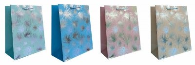Torebka ozdobna prezentowa 4wz 26x32x10cm JP 374B mix cena za 1 szt