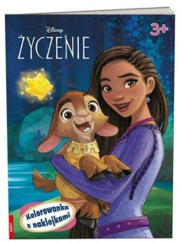 Książeczka Disney Życzenie. Kolorowanka z naklejkami NA-9132
