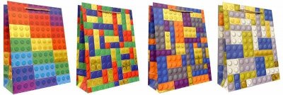 Torebka ozdobna prezentowa JP3090B 26x32x10cm mix cena za 1 szt
