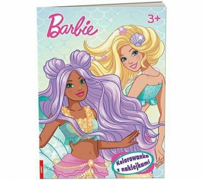 Kolorowanka z naklejkami. Barbie Dreamtopia NA-1404