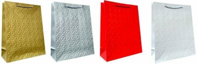 Torebka ozdobna prezentowa 30x41,5x12cm 3093A mix cena za 1 szt