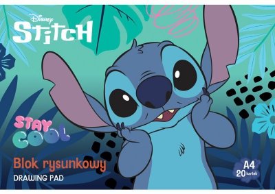Blok rysunkowy A4 20 kartek Stitch p10