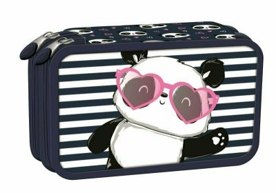 PROMO Piórnik 2-komorowy z wyposażeniem PC4 Love Panda