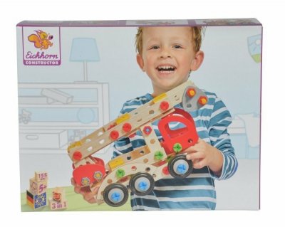 PROMO Klocki konstrukcyjne Wóz strażacki 155el 39085 Heros Eichhorn