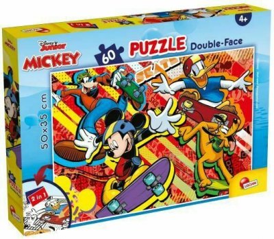 PROMO Puzzle dwustronne 60el. 50x35cm Myszka Miki. 86535 LISCIANI p12