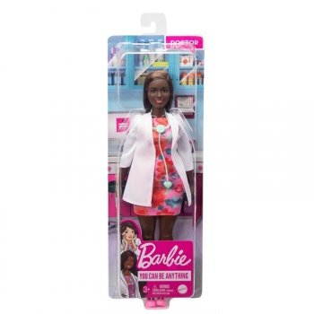 Lalka Barbie Kariera Lekarka GYT29 DVF50 MATTEL