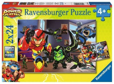 PROMO Puzzle 2x24el Power Players 051908 RAVENSBURGER