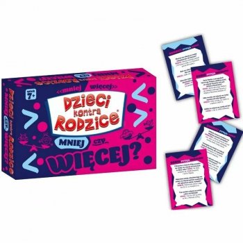 PROMO Gra rodzinna Dzieci kontra rodzice. Mniej czy więcej KANGUR