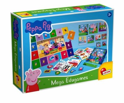 PROMO Mega zestaw gier edukacyjnych Świnka Peppa 92062 LISCIANI p6