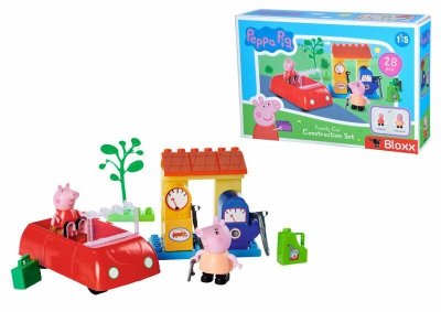 PROMO Świnka Peppa samochód BIG-Bloxx