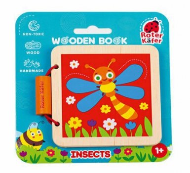 Drewniana książeczka Owady RW3033