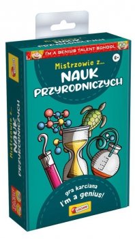 PROMO I'm a Genius Talent School Mistrzowie z nauk przyrodniczych - edukacyjna gra karciana PL92451