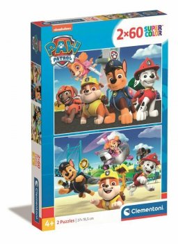 Clementoni Puzzle 2x60el PAW PATROL Psi Patrol 21623 p6