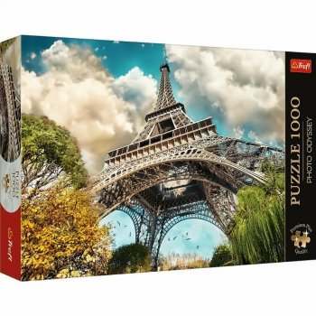 Puzzle 1000el Premium Plus Photo Odyssey: Wieża Eilffel w Paryżu, Francja 10815 Trefl