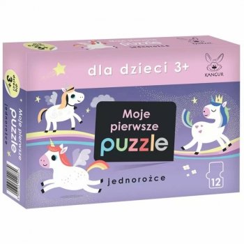 PROMO Dla Dzieci 3+. Moje pierwsze puzzle Jednorożce Kangur