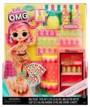 PROMO LOL Surprise OMG Lalka Pinky Pops Fruit Shop + Sweet Nails 503842