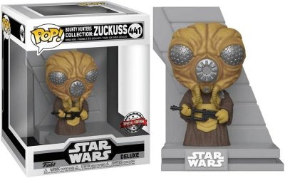PROMO FUNKO POP FIGURKA Star Wars Deluxe Bounty Hunters Zuckuss 56104