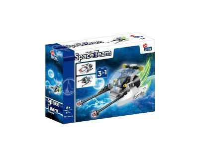 PROMO Klocki konstrukcyjne Alleblox Space Team Pojazd kosmiczny 3w1 (97 elementów) AB8014