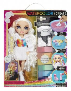 MGA Rainbow High Watercolor & Create Lalka z fioletowymi oczami 507581 p3