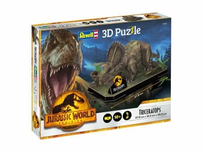 PROMO Puzzle 3D 44el Jurassic World Triceratops 00242 Revell