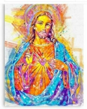 Diamentowa mozaika Jezus malarstwo 30x40cm 1007123