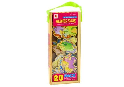 Magnesy drewniane Jednorożce 20szt 19141 Lean Toys