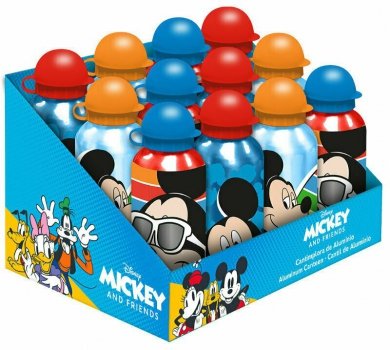 Bidon aluminiowy 500ml Mickey Mouse 3 wzory MK30008 Kids Euroswan mix cena za 1 szt