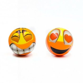 Piłeczka miękka 6,3cm Emoji buźki p24 mix cena za 1 szt