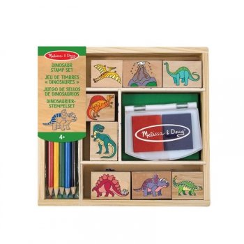 MELISSA Zestaw stempelków z dinozaurami Dinosaur Stamp Set 11633