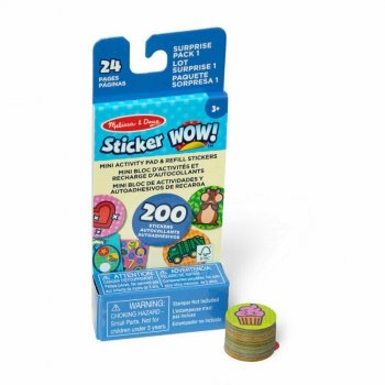 MELISSA Sticker WOW! Notesik Mini Activity Pad z naklejkami Surprise pack 50299