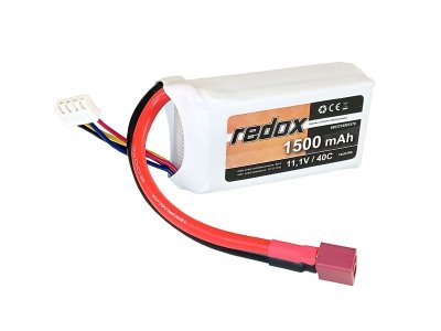 Akumulator Redox 1500 mAh 11,1V 40C - pakiet LiPo - Redox