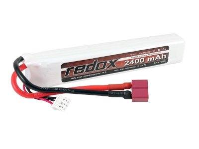 Akumulator Redox ASG 2400 mAh 7,4V 30C (scalony) - pakiet LiPo - Redox