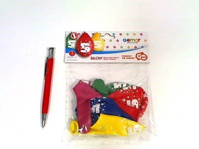 GODAN Balony 12" z nadr "5"pastel wisz.A5 GS110/5W 18531