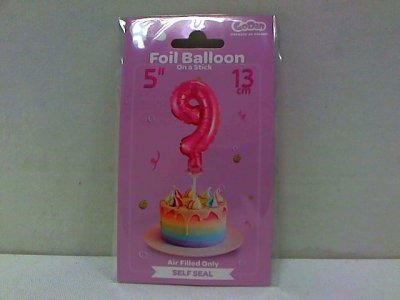 GODAN Balon foliowy n/pat Cyfra9 róż BC-5RO9 13686