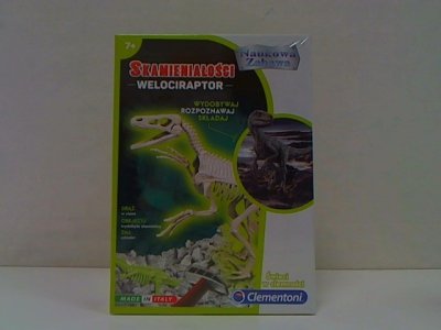 CLEMENTONI - ZABAWKI CLE Naukowa zabawa Skamien.Welociraptor 50639