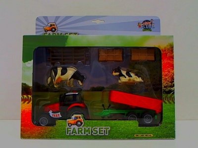 HIPO-FARMA Traktor z przyczepą narzędzia św/dźw 510727 56763