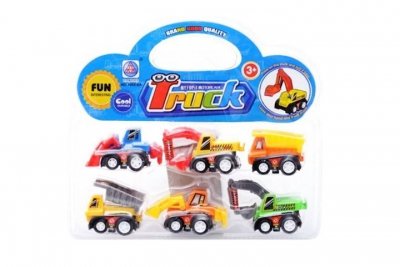MAKSIK Zestaw autek budowlanych 6szt CAR0062 30062