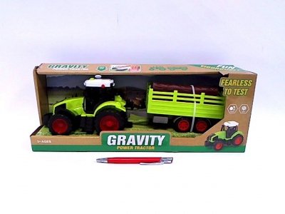MZ-IMPORT Traktor z przyczepą św/dźw 666-174A 01671
