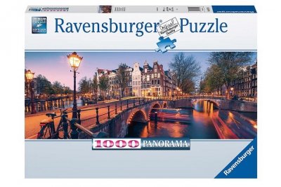 RAVENSBURGER RAV puzzle Panorama 1000 Amsterdamu 16752