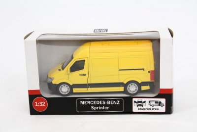 DAFFI Model MercedesBenzSprinter 1:32 żółty B-948 29484