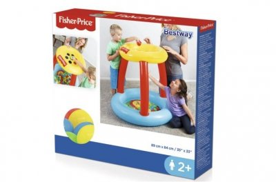 BESTWAY Basen z kulkami FisherPrice 89x89x84 B93541
