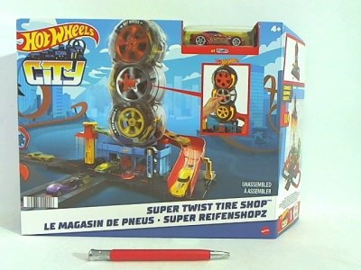 MATTEL HW CITY zestaw wyścigowy Warsztat opon HDP02 /2