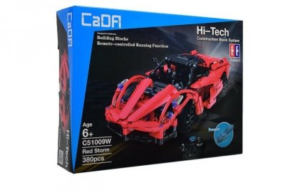 CADA KLOCKI Cada klocki wyścigówka czerw.C51009W 54594