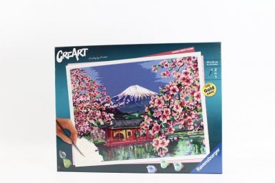 RAVENSBURGER RAV malow.po num.CreArt Kwitnąca wiśnia Japo.20177
