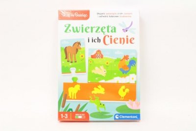 CLEMENTONI - ZABAWKI CLE Uczę się bawiąc! Zwierzęta i ich cienie 50762