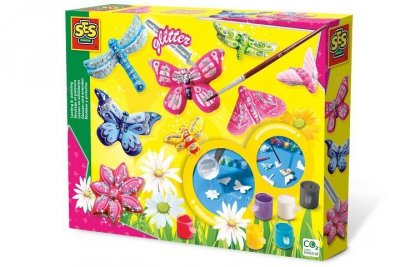 SES CREATIVE SES Odlewy gipsowe+farby+brokat Motyl  01131 11314